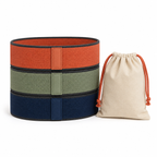 Lot de 3 bandes de résistance avec pochette