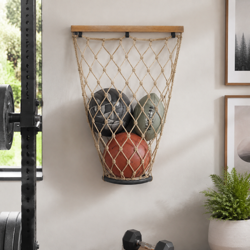 Filet de rangement pour ballons de sport