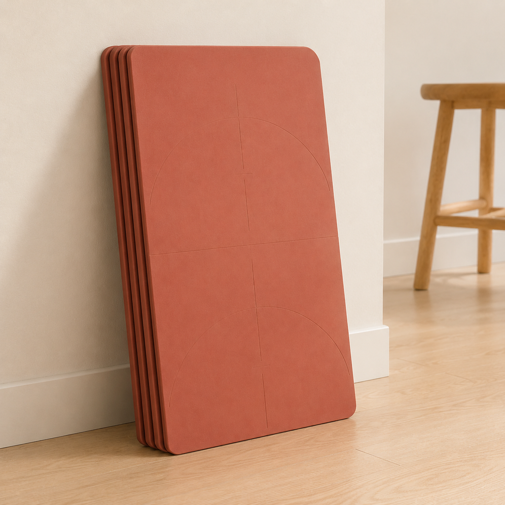 Tapis de yoga pliable antidérapant 180 × 60 cm