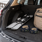 Lot de 2 sangles porte-skis réglables
