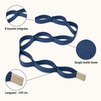 Sangle d’étirement à 8 boucles – 210 cm