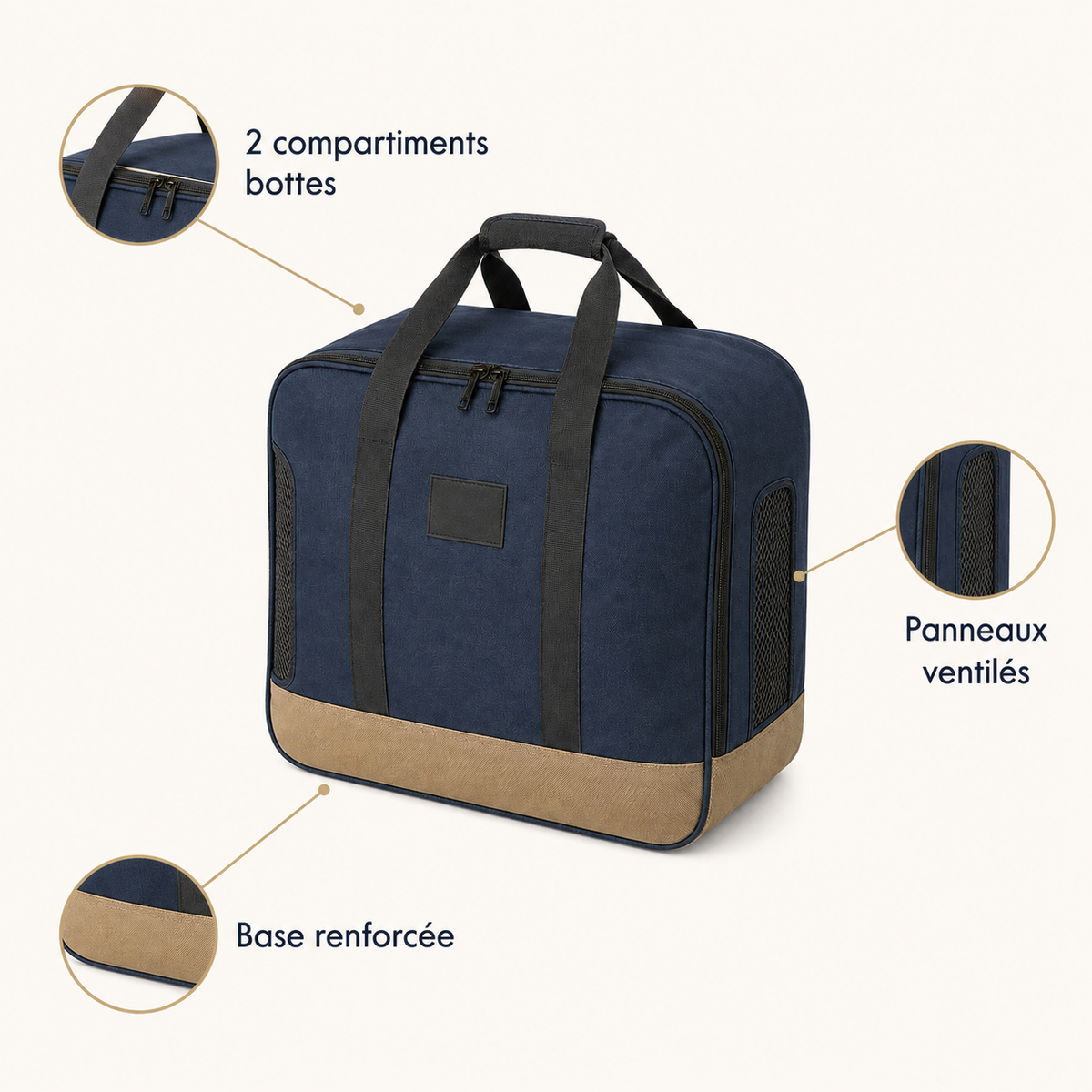 Sac de transport pour chaussures de ski