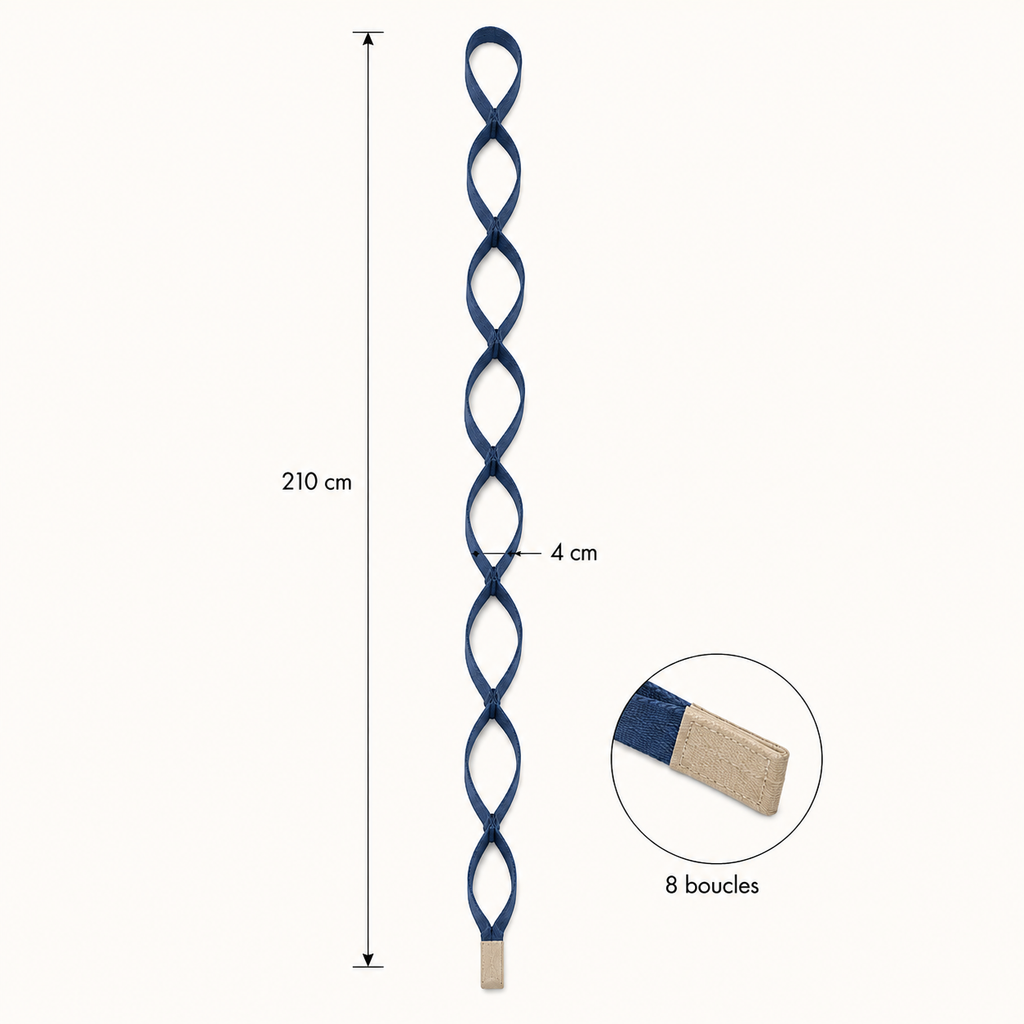 Sangle d’étirement à 8 boucles – 210 cm