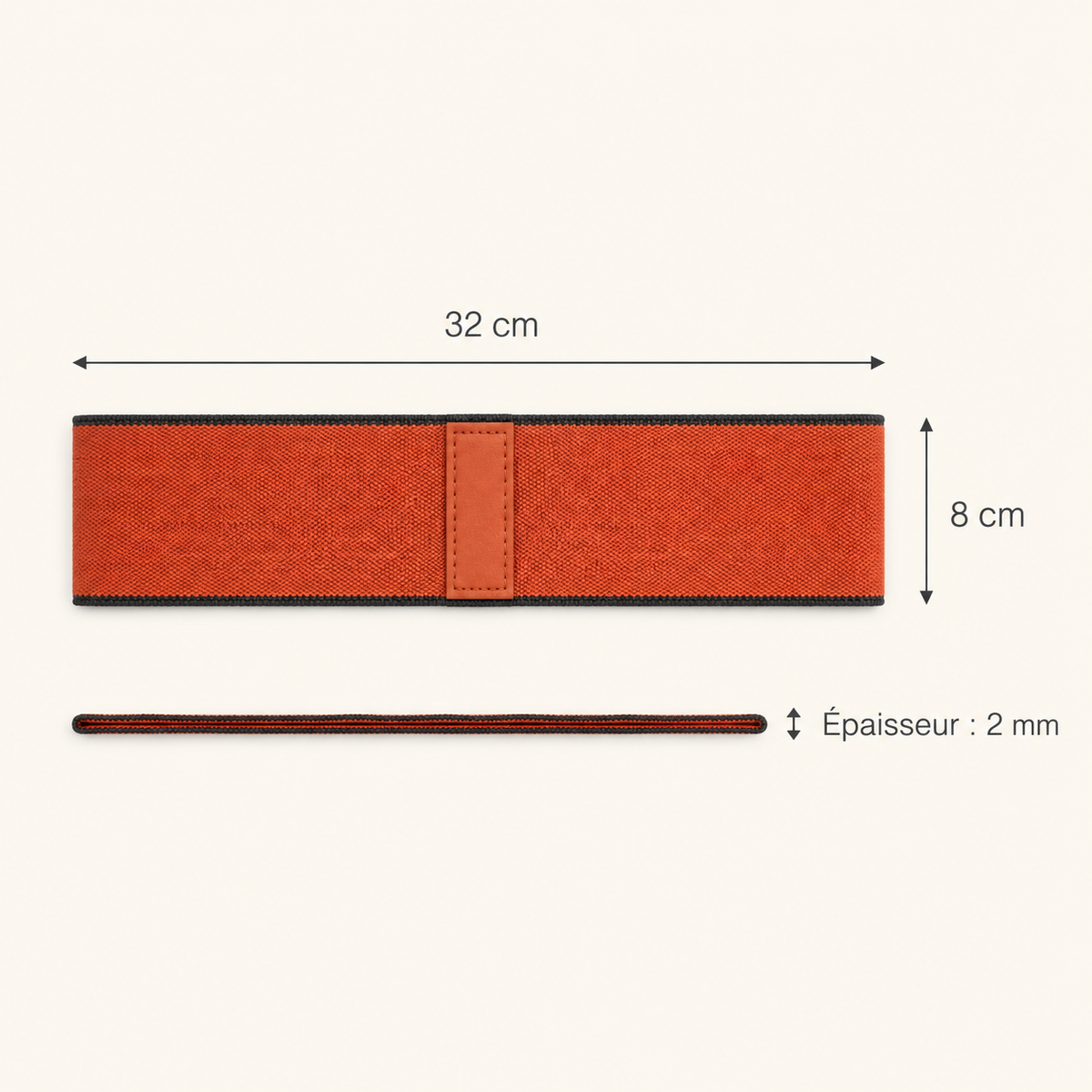 Lot de 3 bandes de résistance avec pochette